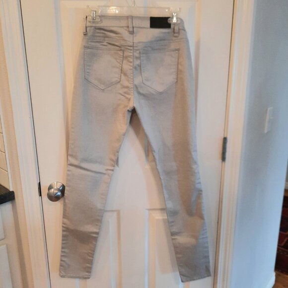 Else Ankle Skinny Stretch Jeans in Silver/Gray, Size 28 - Picture 2 of 6